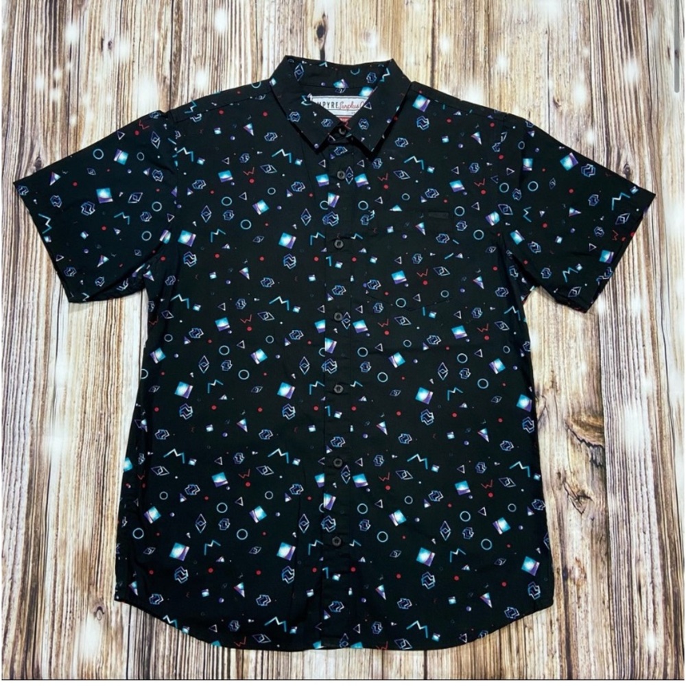 Empyre Surplus Co. geometric button down shirt